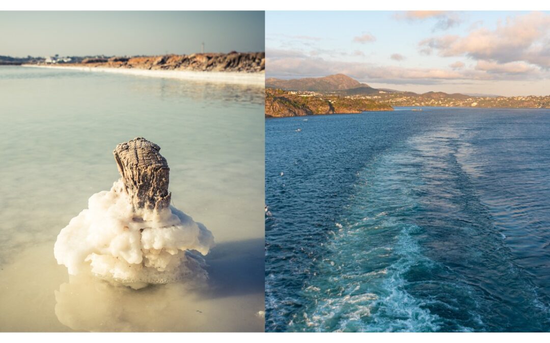 El Mar de Galilea y el Mar Muerto